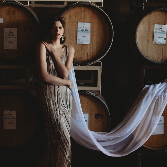 NWT Soft English Net Wedding Veil Cape White Ivory - Picture 7 of 7